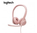 AUDIFONO C/MICROF. LOGITECH H390 USB NOISE CANCELLING ROSE (981-001280)-P